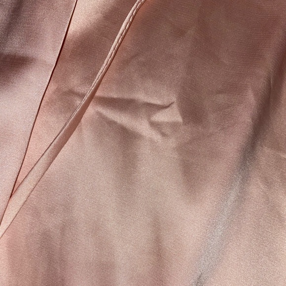 Forever 21 Pink Silky Satin Tie Top - Picture 6 of 6